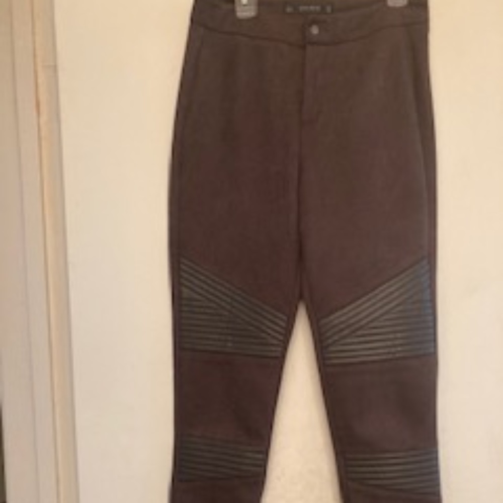 Zara brown suede pants